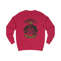 Beastly Long Sleeve Unisex Sweatshirt - Stay Strong Motivational Design
